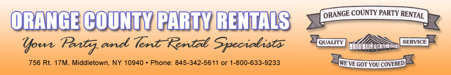 Orange County Party Rental - Your Party and Tent Rental Specialists